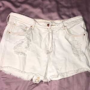 High rise shorts